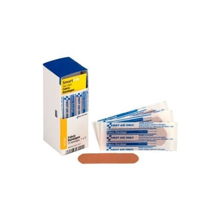 Acme United First Aid Only FAE-3001 SmartCompliance Refill 1" X 3" Adhesive Bandages, Fabric, 25/Box FAE-3001